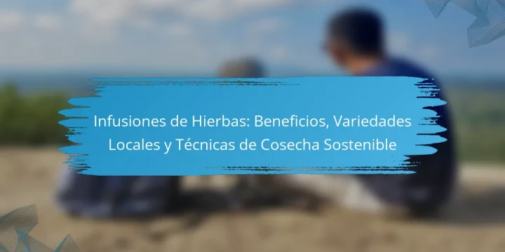 Infusiones de Hierbas: Beneficios, Variedades Locales y Técnicas de Cosecha Sostenible